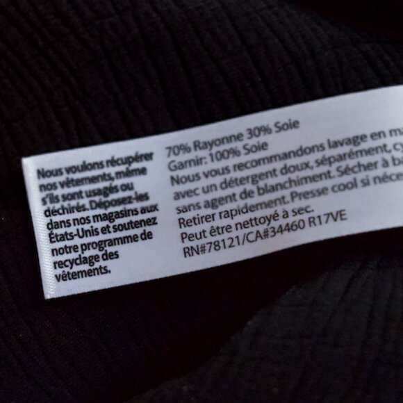 Eileen Fisher XL Black Wrap Tie Kimono Blouse - Picture 4 of 5